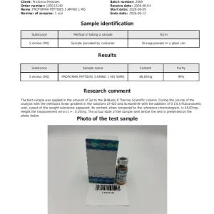 Alternative view of 5 Amino 1 MQ 50mg
