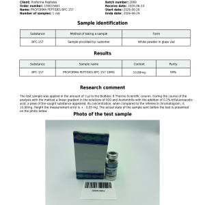 Alternative view of BPC-157 10mg