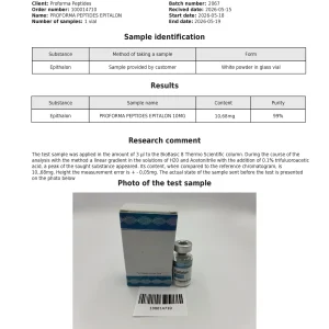 Alternative view of Epitalon 10mg