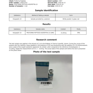 Alternative view of Kisspeptin-10 10mg