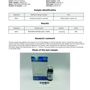 Alternative view of NAD+ 500mg