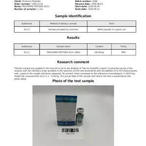 Alternative view of SS31 50mg