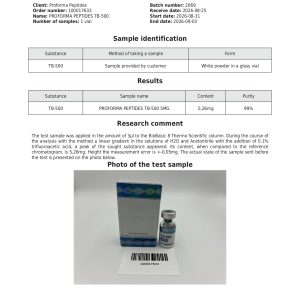 Alternative view of TB500 5mg