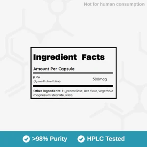 Alternative view of KPV 500mcg